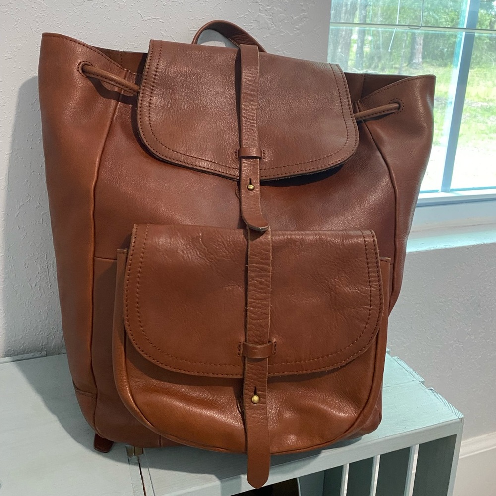 Madewell Leather Backpack